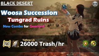 BDO Woosa Succession Tungrad Ruins 26000hr Yellow  전승 우사 툰그라드 유적지 상줌 26000개 [upl. by Sandro]