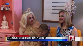 Drag Queen Story Hour no longer part of Apex Pride Festival [upl. by Park]