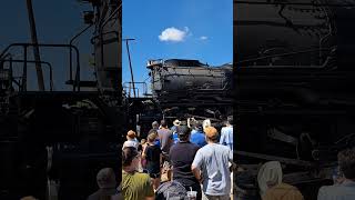 Union Pacific Big boy 4014 takes water at Mexia Texas [upl. by Nylidam]