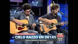 Cielo Razzo  Piba Espada acústico en vivo [upl. by Hgieleak]