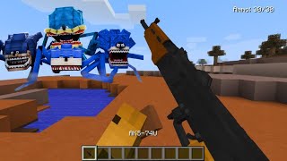 Minecraft SHOWDOWN Guns vs Shin Sonic [upl. by Yesrej]