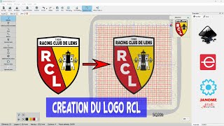 Créer le Logo RCL avec Inkscape et Exubérance ou Artistic Digitizer Junior [upl. by Eibloc]