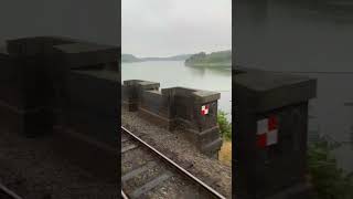 Class 55 Deltic and Swithland Reservoir Viaduct heritage [upl. by Akiwak]