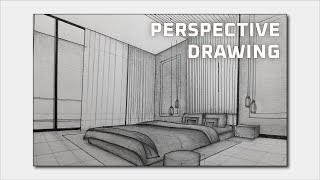 Mastering TwoPoint Perspective Draw Your Dream Bedroom [upl. by Ilan]