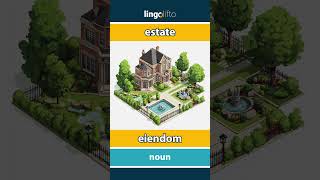 🇬🇧🇳🇴 estate  eiendom  vocabulary builder  learn English  la oss lære engelsk [upl. by Feirahs697]