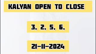 kalyan open to close shortsfeed sattamatka trending gopichart [upl. by Truman]