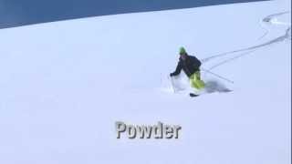 Telemark Powder Lesson from Telemark Tips App [upl. by Bernardo]