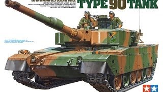 Tamiya Type 90  Kit Review [upl. by Kra]