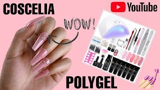 COSCELIA Nail Extension Kits Nails Kit For Manicure Gel Set [upl. by Ahsielat]