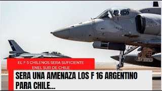 sera un rival la fuerza aerea de Argentina  con la compra de los F16 frente a los chilenos y el f5 [upl. by Donaghue]