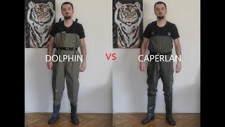 recenze   CAPERLAN waders 100 VS DELPHIN hrot [upl. by Stoller]