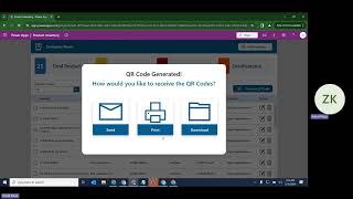 Microsoft Power App Inventory Management Barcode Generator [upl. by Philippa]