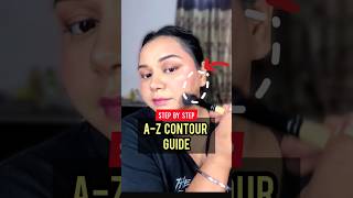 Contour tutorial for slim face ytshorts contourhack contour youtubeshorts contourtutorial mua [upl. by Annasoh]