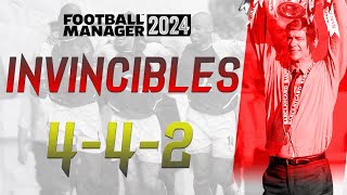 ARSENE WENGERS INVINCIBLE 442 TACTIC IN FM24 [upl. by Purcell565]