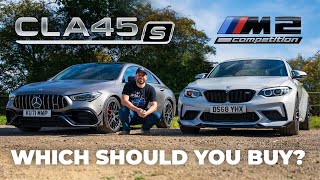 Mercedes CLA45s vs BMW M2 Competition which should you buy [upl. by Gaul492]