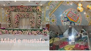 12 rabi ul awal vlog  mehfil milad bi karwayi😊  bohut maza aya 🤩 [upl. by Fleming]