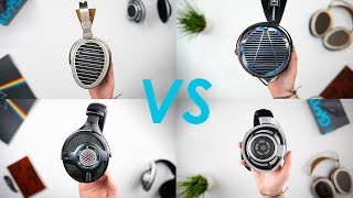 HD800  HE1000 V2  LCD4  UTOPIA  Headphone Comparison [upl. by Rafi]