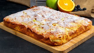 Découvrez le gâteau aux pommes maison qui est un vrai délice Recette très rapideCookrate  France [upl. by Cade]