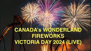 Canadas Wonderland Victoria Day Fireworks May 192024 [upl. by Joannes]