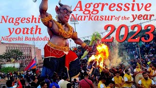 Nageshi youth Nageshi Bandora Narkasur ll Porvorim narkasur competition 2023 [upl. by Klos]