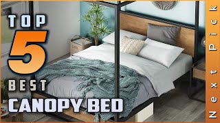 Top 5 Best Canopy Beds Review in 2024  for Every Bedroom [upl. by Atikahc]