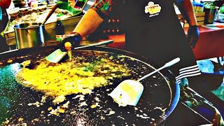 1 Thai street food  Hoy Tod Oyster Omelet หอยทอด [upl. by Lalage229]