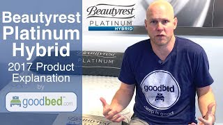 Beautyrest PLATINUM HYBRID 20172018 Mattress Options Explained by GoodBedcom [upl. by Calendre]