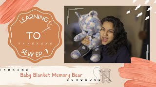 Sewing a Memory Bear  Learn to sew with me  Busy Mom sewing vlog [upl. by Norag956]