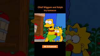 👨‍🍳Chief Wiggum and Ralph try tomaccosimpsons [upl. by Berthe]