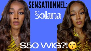 The 50 Wig You NEED  Sensationnel What Lace Solana Wig Review [upl. by Aidaas]