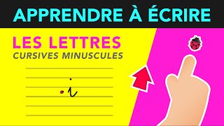 ✏️ Comment écrire la lettre I en attaché  Écriture cursive minuscule maternelle  CP  IEF [upl. by Madian]