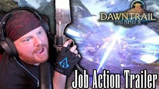 WE GOT LIONHEART  FFXIV Dawntrail Job Actions Trailer  Krimson KB Reacts [upl. by Daiz]