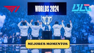 MEJORES MOMENTOS DEL MUNDIAL DE LOL  T1 vs BILIBILI [upl. by Siulegroj109]