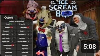 playing ice scream 8 Outwitt mod menu its finaly here [upl. by Lauzon]