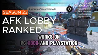 NEW UPDATE AFK Bot Lobby in Apex Legends Season 23 [upl. by Hammock]