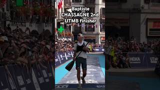 Baptiste Chassagne 2nd UTMB finisher ultrarunning trailrunning [upl. by Guerin]