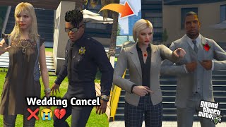 GTA 5 Franklin Wedding now Cancel💔😭Shinchan Anrgy On Girls Father 🥲💔 Michael 😡Ps Gamester [upl. by Elbys]