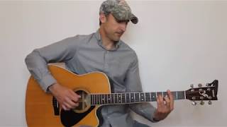 How To Play A Long Way by Luke Combs  Guitar Lesson  Tutorial [upl. by Kaylyn828]