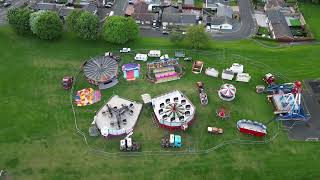 Winlaton Fun Fair From Above [upl. by Horn453]