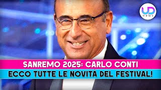 Sanremo 2025 Le Novità Volute Da Carlo Conti [upl. by Evania529]