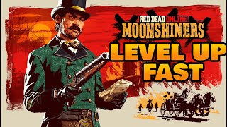 Red Dead Online Tips amp Tricks  How to Level Up Moonshiner FAST 4K 60fps [upl. by Nilyac]