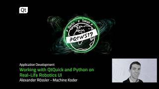 QtQuick and Python used for a Robotics UI [upl. by Yrag601]