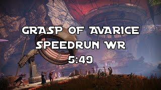 Grasp of Avarice Speedrun WR 549 [upl. by Jak]