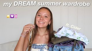 SUMMER WARDROBE HAUL ft Cider [upl. by Cindi797]