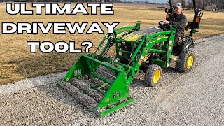 Land Leveler amp Driveway Maintainer for Compact Tractors [upl. by Aicenod]