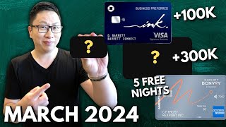 Best Business Credit Card Bonus Offers Right Now March 2024  5 Free Nights [upl. by Revned697]