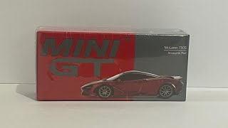 Bloodred Beauty Unboxing a McLaren 750S by Mini GT [upl. by Ietta502]