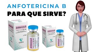 ANFOTERICINA B que es y para que sirve la anfotericina b anfotericina b como preparar [upl. by Yrolg]