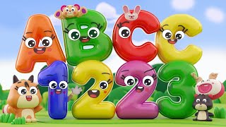 ABC and 123 Learning Videos For 3 Years Olds  Learn ABC Phonics Shapes Numbers Colors  kidsvideos [upl. by Mak352]