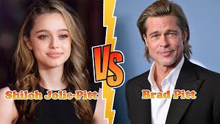 Brad Pitt Vs Shiloh Jolie Pitt Angelina Jolies Daughter Transformations 👑 2024  From Baby To Now [upl. by Zarger]